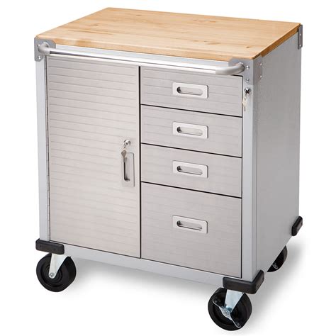 ultrahd stainless steel top rolling cabinet|Seville Classics UltraHD Heavy Duty Rolling Cabinet .